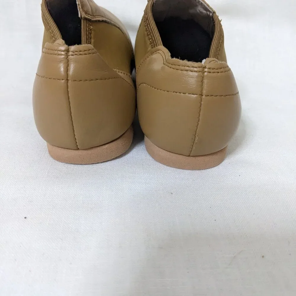 Kids Tan Slip-On Dance Shoes